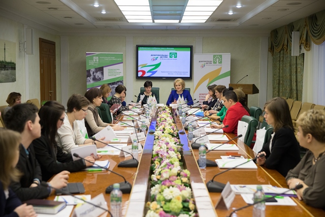 Зал заседаний в Совете Федерации